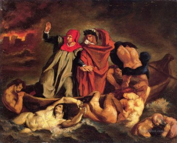 The barque of Dante Copy after Delacroix Eduard Manet Oil Paintings